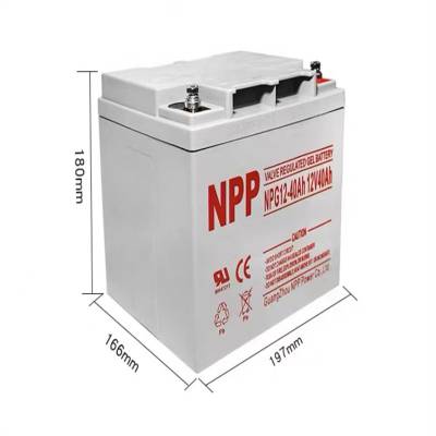耐普蓄电池NPG12-65 12V65AH阀控免铅酸电池直流屏风力发电电池