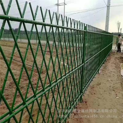 新型竹节管篱笆 公园篱笆隔离栏杆 园林绿化围栏