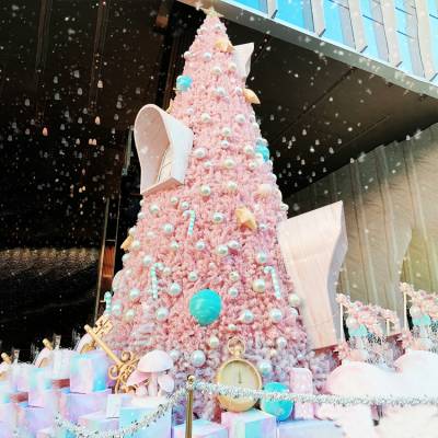 圣诞树户外室外灯光树商场酒店装饰美陈圣诞树制作大型豪华圣诞树