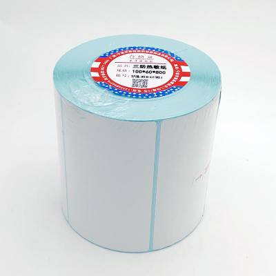莱特莱利 100*60*800张 三防热敏标签纸条码打印机不干胶贴纸合格证
