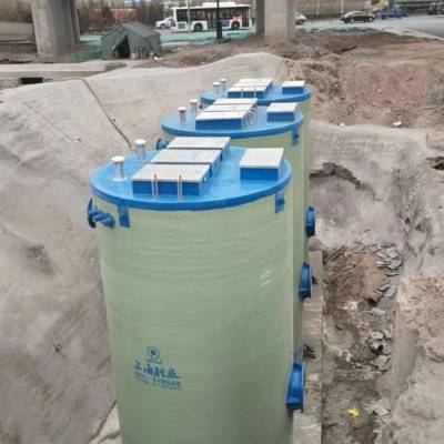 地埋式玻璃钢一体化预制泵站 污水提升处理设备 全自动一体化泵站