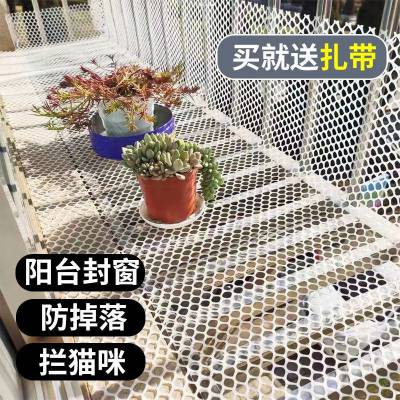 六角网孔塑料平网 绿植攀爬网 楼房塑料封窗网