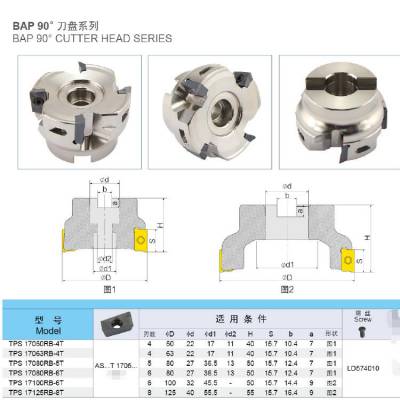 通装ASMT170508PDPR铣刀片刀盘 TPS1763RB-4T 经济实惠