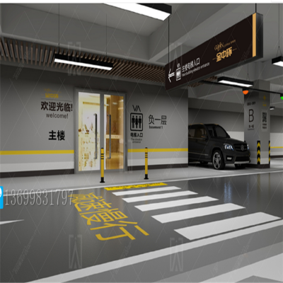 ***承接江西车库全景3D效果图设 灯箱标识牌设计 交通设施设计