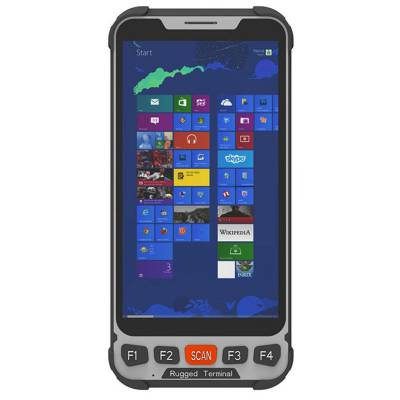5.5寸Windows 10 PDA带2D扫描 4G+64G PDA 带USB接口手持终端手机