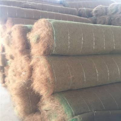 秸秆椰丝毯强力 河池植物纤维毯 抗冲生态毯 加筋椰丝毯