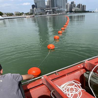 近海区域水面警示拦截 聚乙烯多功能塑料浮球