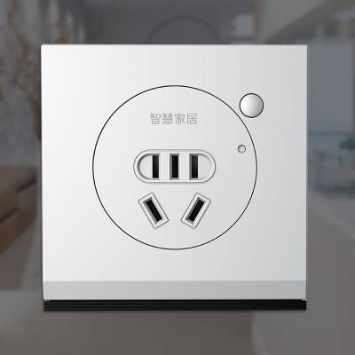 wulian无线墙面智能插座无线zigbee智能插座