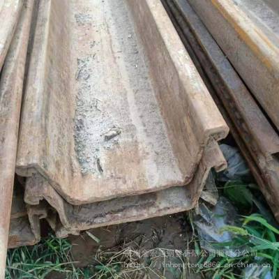 山东济南旧钢板桩收购，二手钢板桩销售，淄博钢板桩施工工程