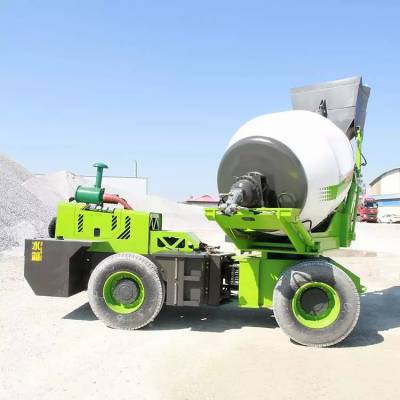 德翊自动上料混凝土搅拌罐车工程农用小型2方3方商砼运输车