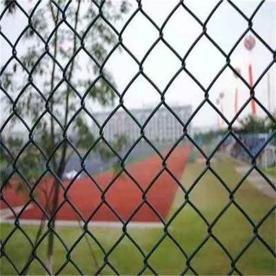 公园篮球场绿色球场围网生产 楼顶球场日字型围栏网安装