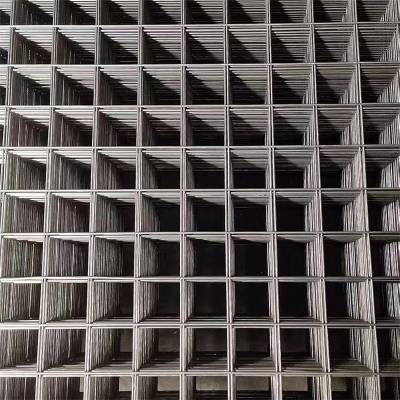 黑色钢筋网片建筑工地网 电焊铁丝防裂网 地暖高速公路防护网