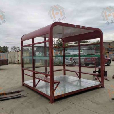 厂区吸烟亭福州台江工地吸烟亭定制设计