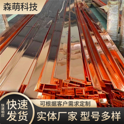 防雷铜包钢 化工电厂接地材料 表面均匀光洁度高 森萌