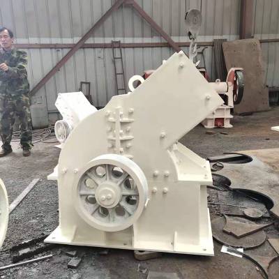 混凝土骨料生产制砂细碎机 电机驱动锤式破碎机 矿石岩石电动粉碎制砂设备