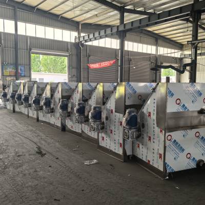 1200型斜筛式固液分离机 不锈钢螺旋榨粪机 猪场粪便处理机