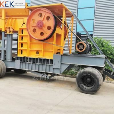 楚雄箱式移动破碎机 移动式制砂机价格 车载移动碎石机 科昆 小型移动