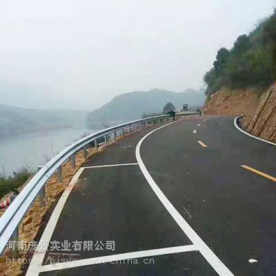 甘肃天水公路三波形梁钢护栏生命防护工程插装式护栏庞景实业