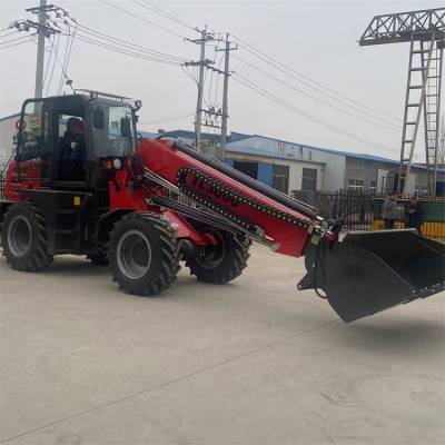 TL3000伸缩臂铲车卸载高度7米带快换安装各种属具图片