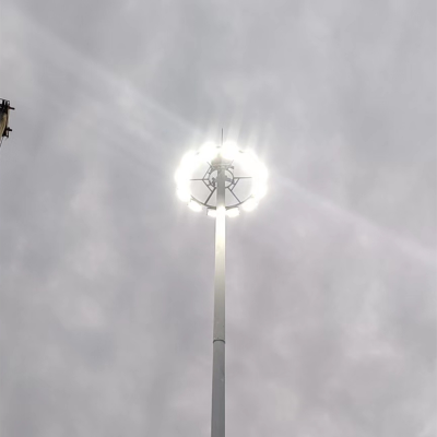 河北博尔勃特 25米升降式高杆灯LED投光灯Q235钢材高杆灯杆