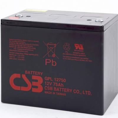 CSB蓄电池GP12650 阀控式带排气阀12V6***H应急备用电池