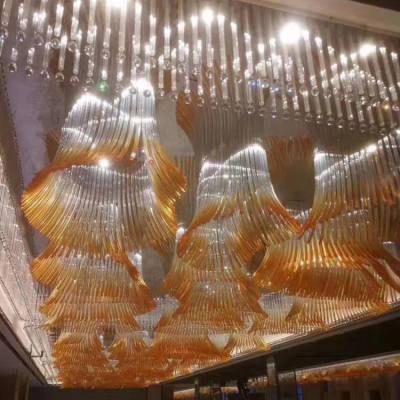 樊灯G38定制大型酒店灯具创意艺术玻璃售楼部沙盘商场大堂艺术工程灯