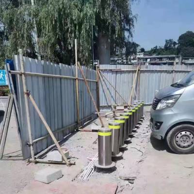 卡博恩 升降柱 全自动路障伸缩柱  液压不锈钢升降路桩