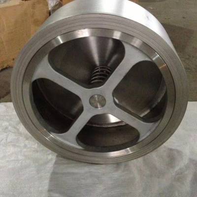 h71h-16c 对夹式止回阀 碳钢单向阀门批发 手动升降式止回阀厂