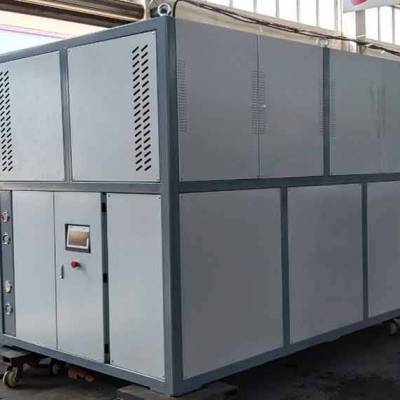 一体式密闭冷却液循环系统 复叠工艺低温冷水机 化工厂冷冻机