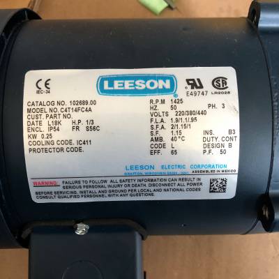供应美国leeson 电机 102689.00