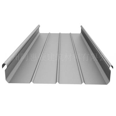 供应成都 0.8mm铝镁锰板 铝合金屋面板 汽车站65-400直立锁边屋面