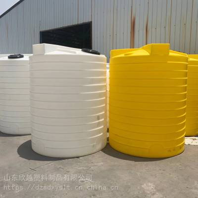 郑州5吨塑料加药箱 加钢板固定的5立方化工储罐 PE材质