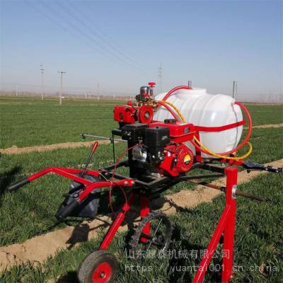 热销多用途四轮打药机 小麦药材喷药机 自走式喷杆打药机