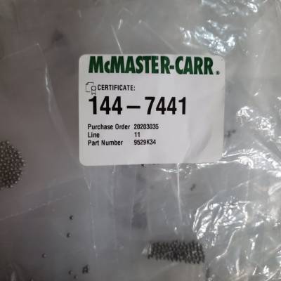 供应美国MCMASTER-CARR 圆帽 9529K34