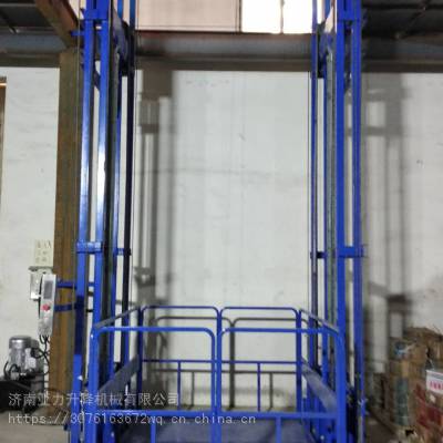 济南亚力型号SJD导轨式升降平台是经济实用的低楼层间替代电梯的理想货物输送设备。