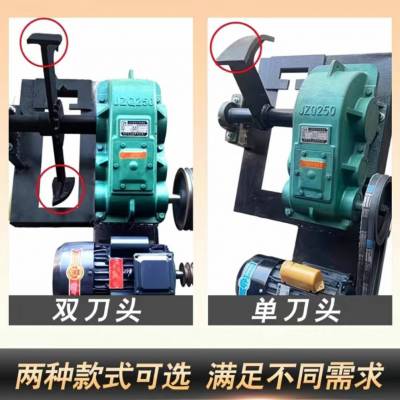 农用家用小型液压劈柴机 50厘米长木材劈材机 劈柴鸡店用的劈木机