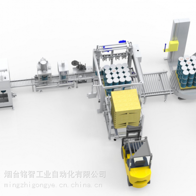 铭智灌装机全自动半自动粉末液体颗粒包装机 200L IBC桶 灌装生产线