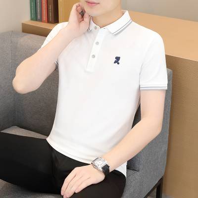 短袖T恤男士Polo衫批发半袖休闲男装珠地棉上衣翻领男式体恤