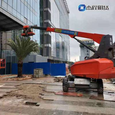 广州越秀 直臂车出租22米 高空美化工程用直臂高空作业车出租