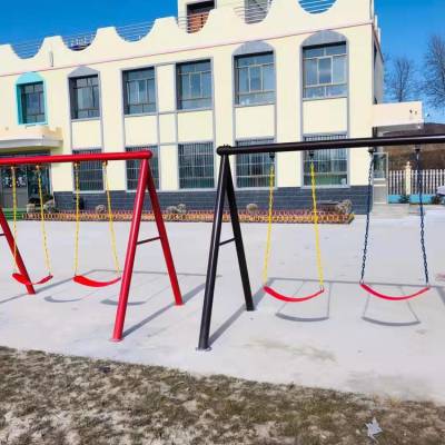 户外 小区公园双U型网红双人秋千景观智能健身器材