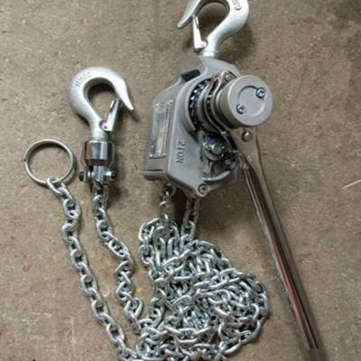 国产CNNGK铝合金链条式紧线器LBS型3T3M铝合金链条手扳葫芦