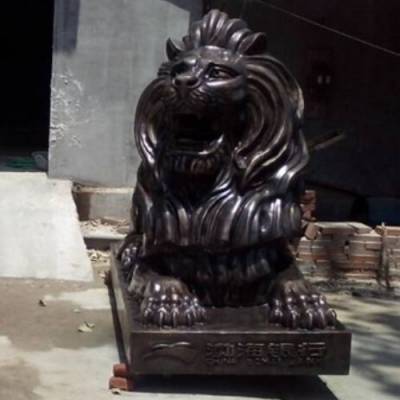 2.8米铜雕狮子厂 恒保发铜雕 2.6米铜雕狮子铸造厂