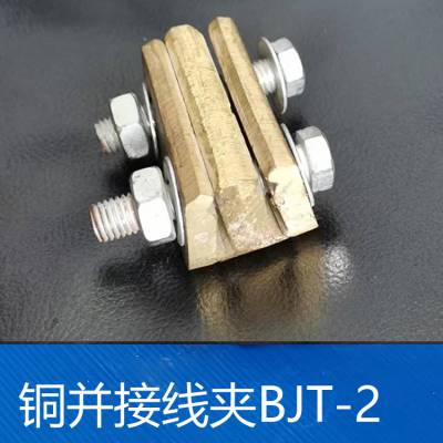 优惠供应接触线架线用铜并接线夹BJT-2 铜双线夹DXT-2 铜并沟线夹