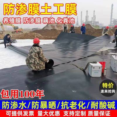 阳泉市土工膜 HDPE土工膜 养殖防渗膜 护坡土工膜