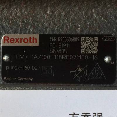 Rexroth/R900506809 PV7-1X/100-118RE07MC0-16/叶片泵