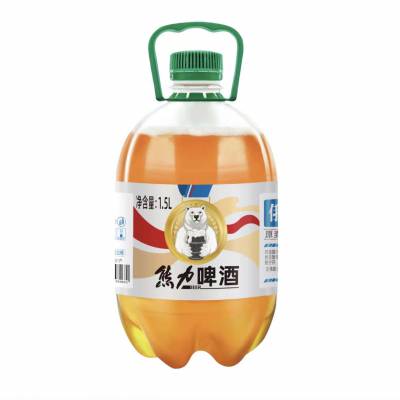 1.5升熊力鲜啤酒