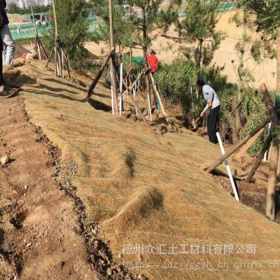 广西直供植生袋 加筋椰丝毯 抗冲生物毯 矿山山坡固土植被绿化 河道护坡绿化 植草毯