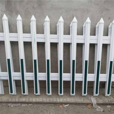 小区PVC塑钢室外围墙白色护栏小区别墅院墙花园围栏户外庭院栅栏