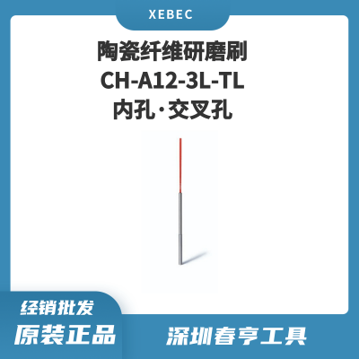 Xebec锐必克 3mm内孔·交叉孔研磨刷 CH-A12-3L-TL 陶瓷纤维刷（红色）