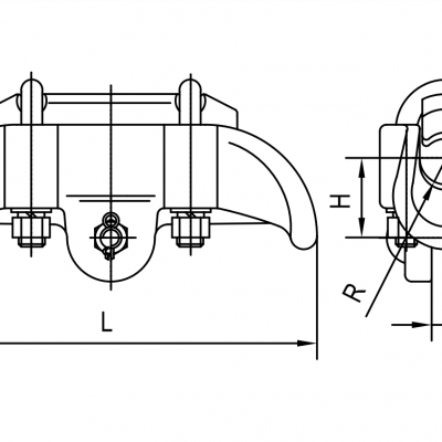 上海永固电力金具悬垂线夹上扛式500kv用xgf5k